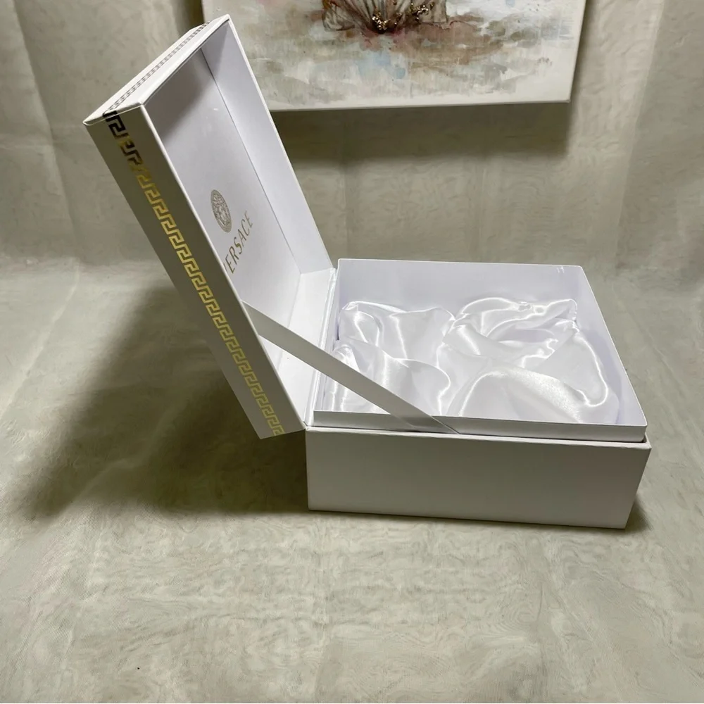 Versace White Box with Gold Versace Logo